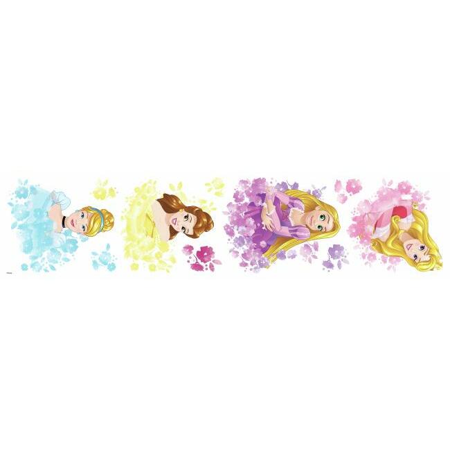 Disney Princess Floral Peel and Stick Wall Decals Wall Decals RoomMates   