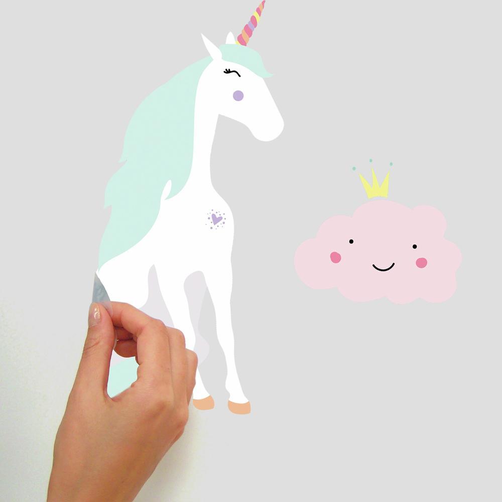 Unicorn Magic Peel and Stick Wall Decals Wall Decals RoomMates   