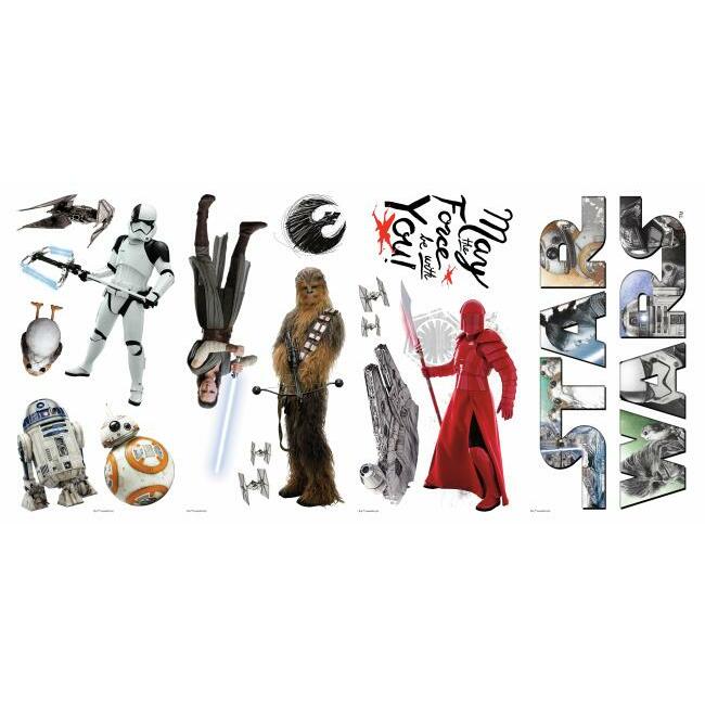 Star Wars VIII Peel and Stick Wall Decals Wall Decals RoomMates   