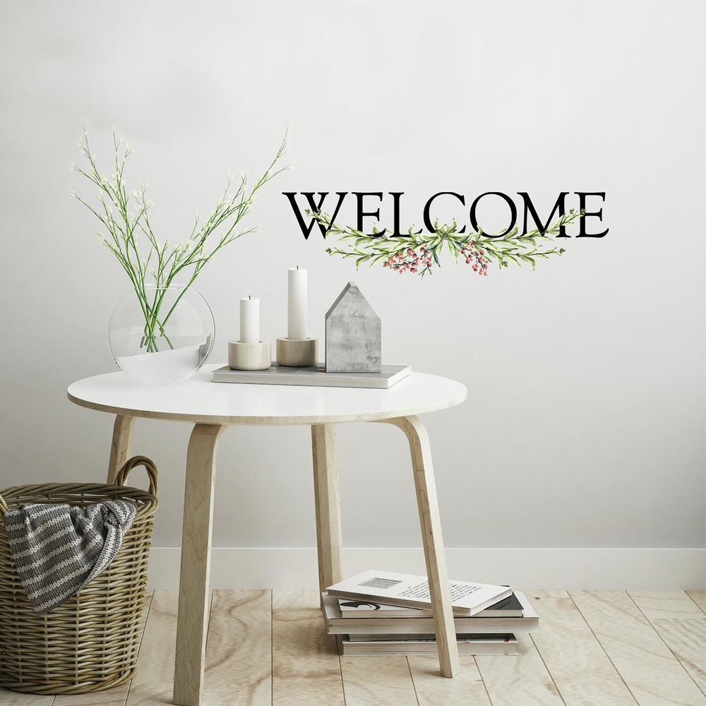 Welcome Wall Quote Peel and Stick Decal Wall Decals RoomMates   