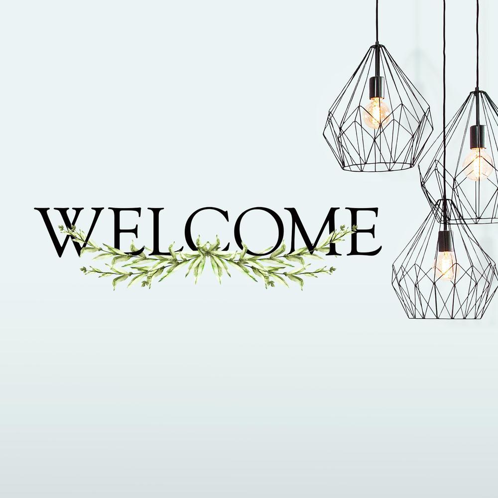 Welcome Wall Quote Peel and Stick Decal Wall Decals RoomMates   