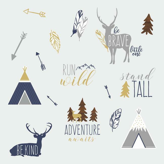 Adventure Awaits Animal Wall Decals Wall Decals RoomMates   