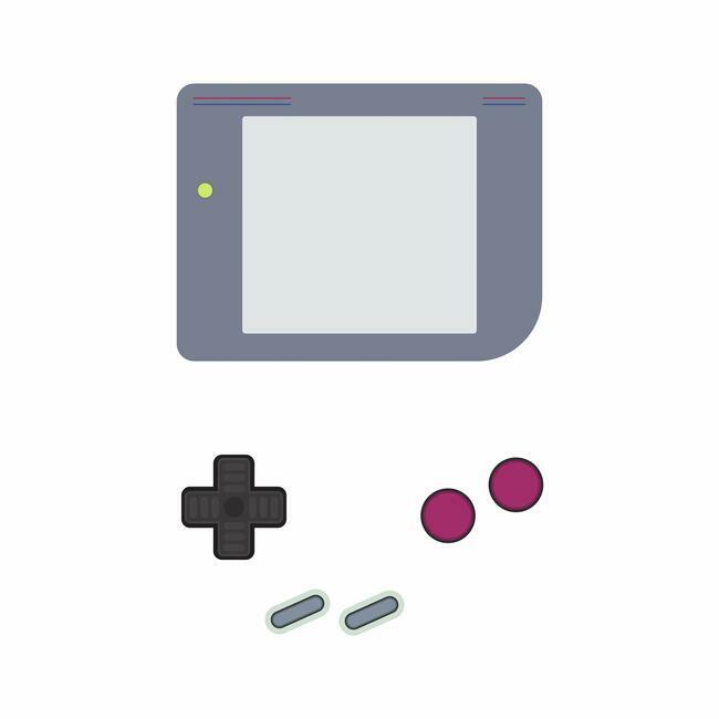 Nintendo Gameboy Giant Wall Decals with Dry Erase Wall Decals RoomMates   