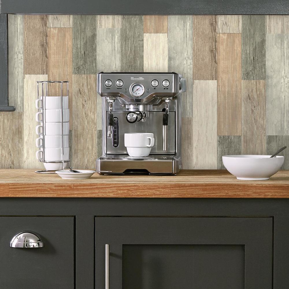 Distressed Barn Wood Plank Peel and Stick Wall Decals Wall Decals RoomMates   