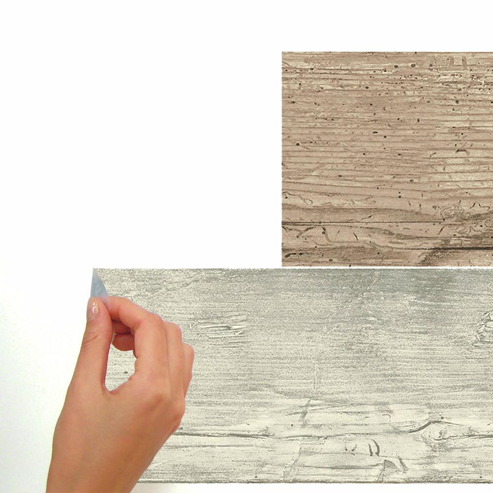 Distressed Barn Wood Plank Peel and Stick Wall Decals Wall Decals RoomMates   