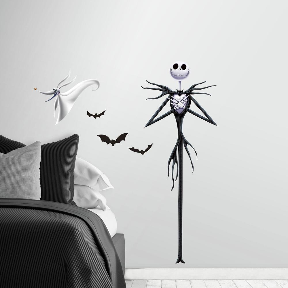 Disney Tim Burton's The Nightmare Before Christmas Jack Peel and Stick Giant Wall Decals Wall Decals RoomMates   