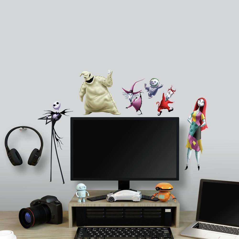 Disney Tim Burton's The Nightmare Before Christmas Peel and Stick Wall Decals Wall Decals RoomMates   