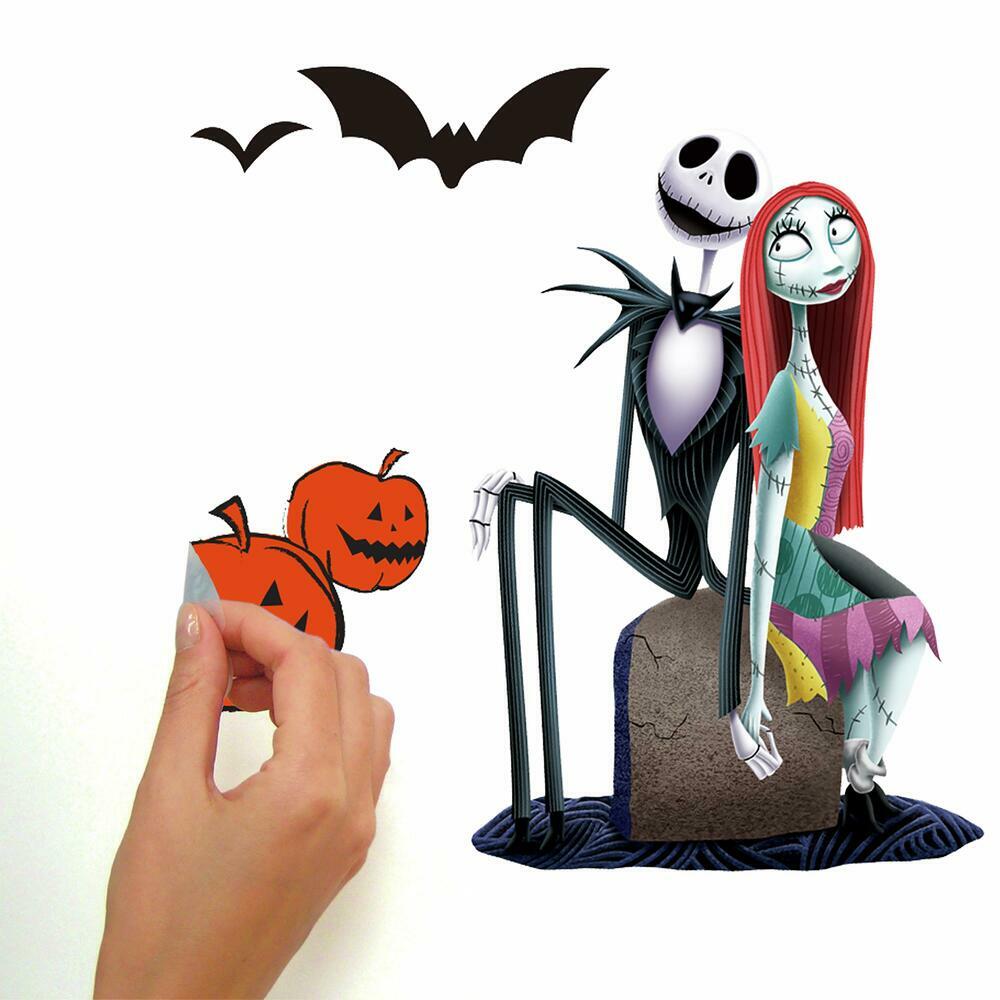 Disney Tim Burton's The Nightmare Before Christmas Peel and Stick Wall Decals Wall Decals RoomMates   