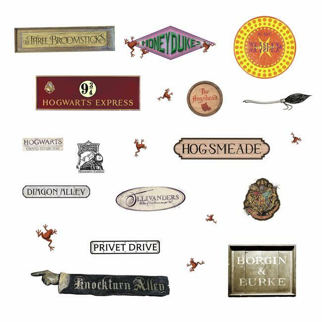 Harry Potter Signs Wall Decals Wall Decals RoomMates   