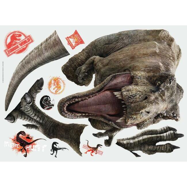 Jurassic World: Fallen Kingdom T-Rex Giant Wall Decal Wall Decals RoomMates   