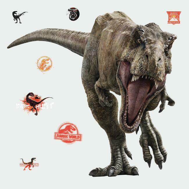 Jurassic World: Fallen Kingdom T-Rex Giant Wall Decal Wall Decals RoomMates   