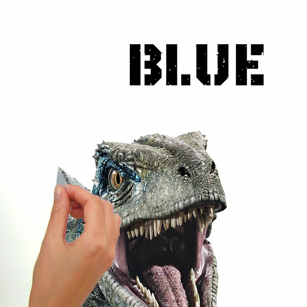 Jurassic World: Fallen Kingdom Blue Velociraptor Giant Wall Decal Wall Decals RoomMates   