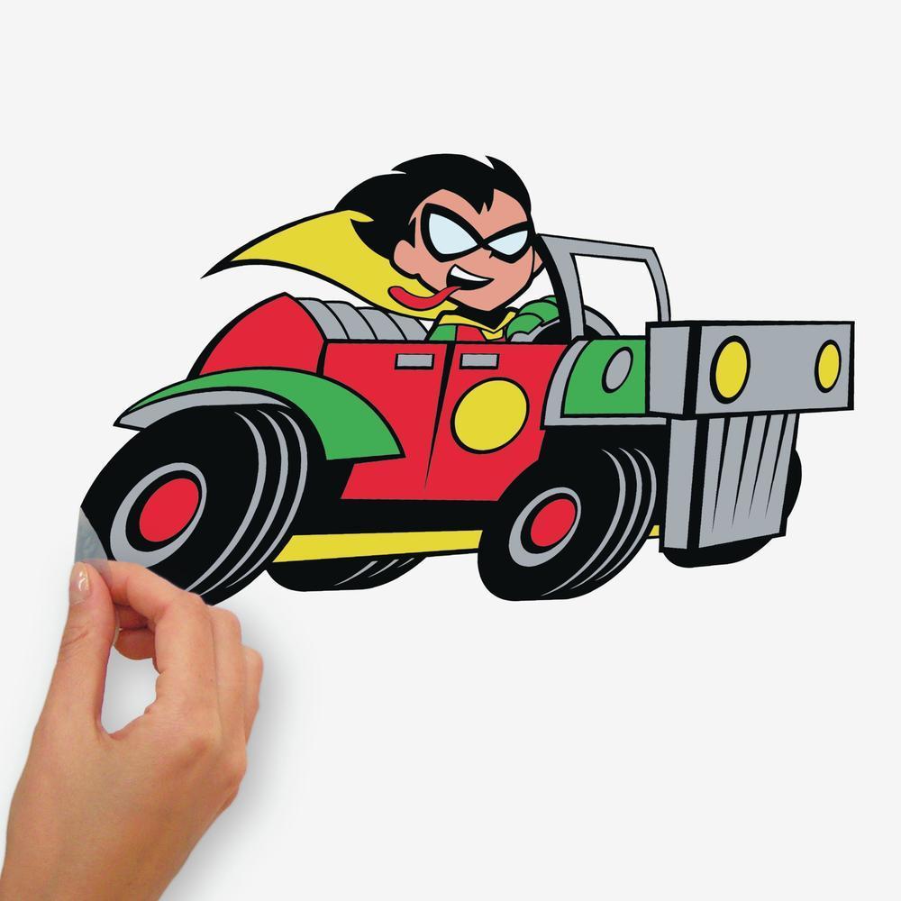 Teen Titans GO! Robin Peel and Stick Giant Wall Decals Wall Decals RoomMates   
