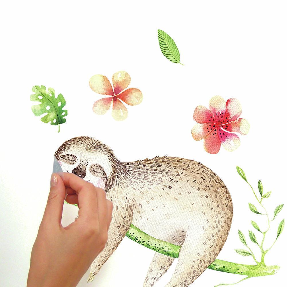 Lazy Sloth Giant Wall Decals Wall Decals RoomMates   