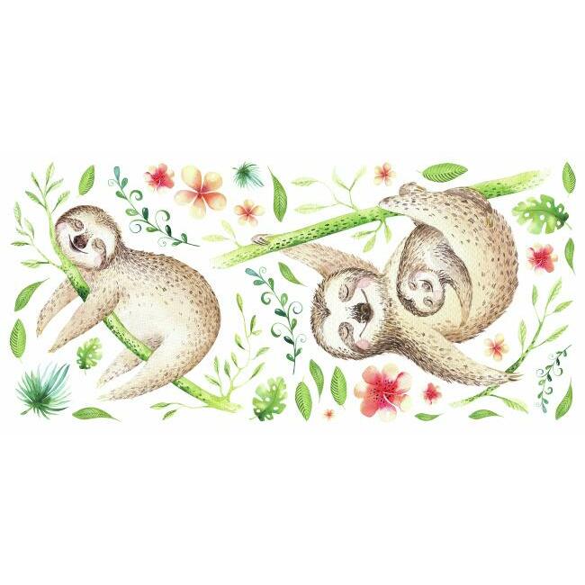 Lazy Sloth Giant Wall Decals Wall Decals RoomMates   