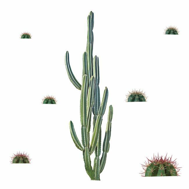 Cactus Giant Peel and Stick Wall Decals Wall Decals RoomMates   
