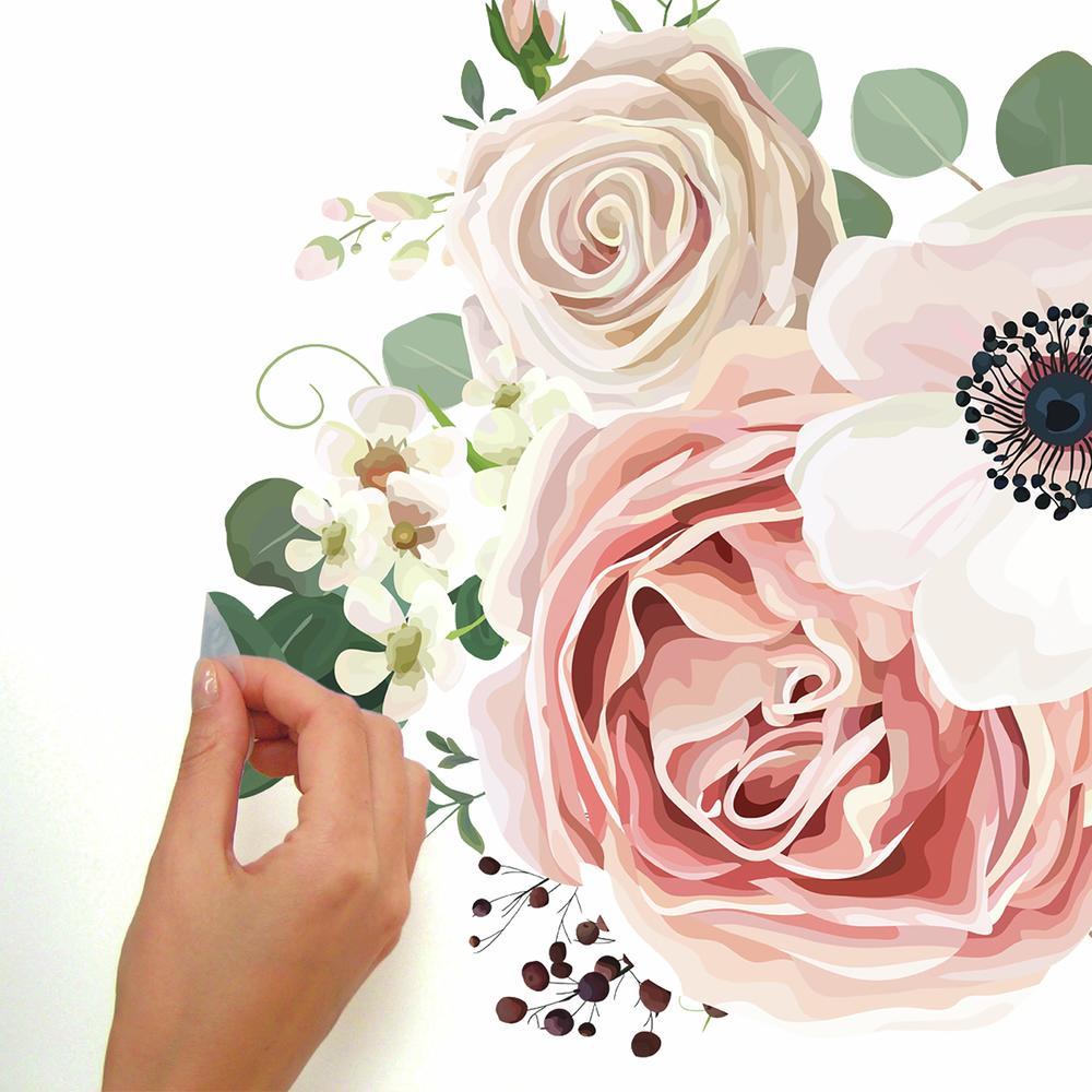 Fresh Floral Giant Peel and Stick Giant Wall Decals Wall Decals RoomMates   