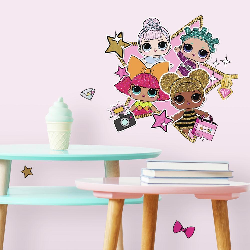 LOL Surprise! Peel and Stick Giant Wall Decals Wall Decals RoomMates   