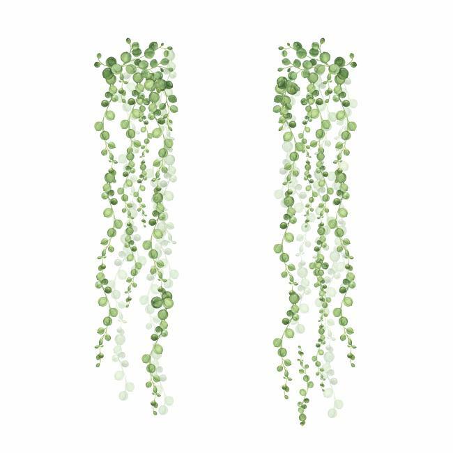 String of Pearls Vine Peel and Stick Wall Decals Wall Decals RoomMates   