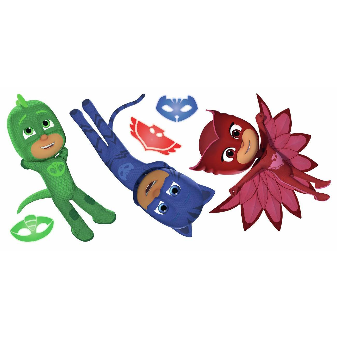 PJ Masks Superheroes Peel and Stick Giant Wall Decals Wall Decals RoomMates   