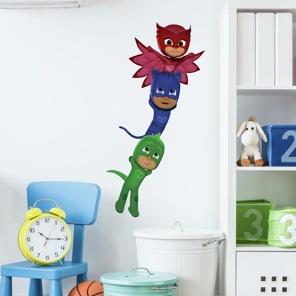 PJ Masks Superheroes Peel and Stick Giant Wall Decals Wall Decals RoomMates   