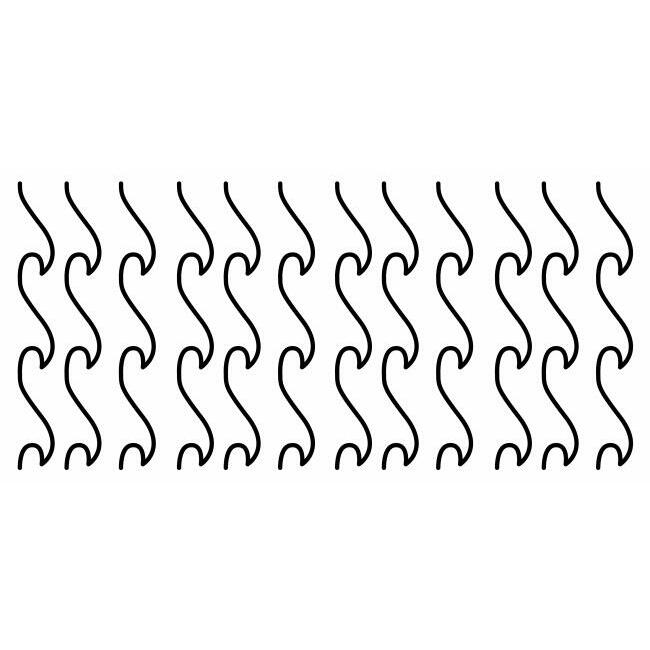 Simplistic Waves Peel and Stick Wall Decals Wall Decals RoomMates   