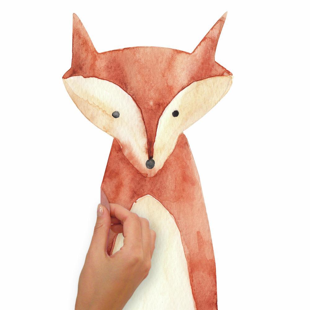 Watercolor Woodland Critters Peel and Stick Wall Decals Wall Decals RoomMates   