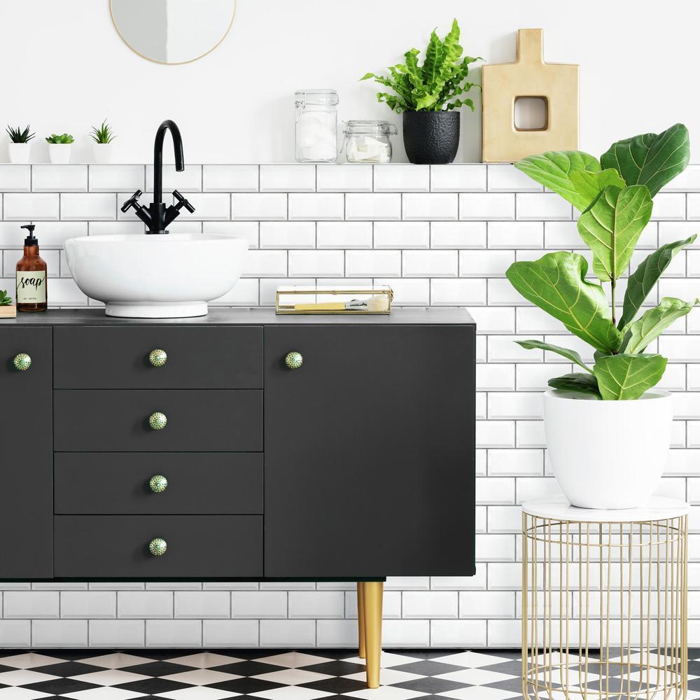 Subway Tile Peel and Stick Giant Wall Decals Wall Decals RoomMates   