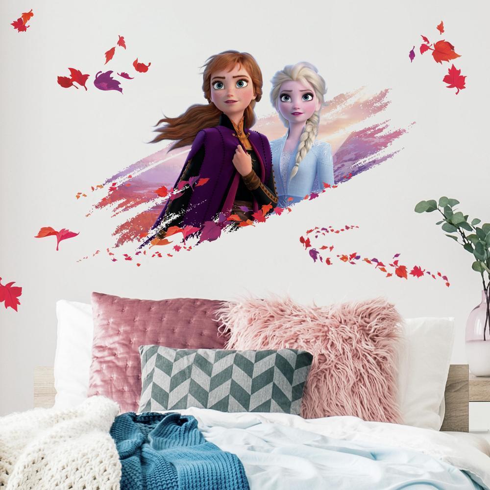 Disney Frozen 2 Anna and Elsa Giant Wall Decals Wall Decals RoomMates   