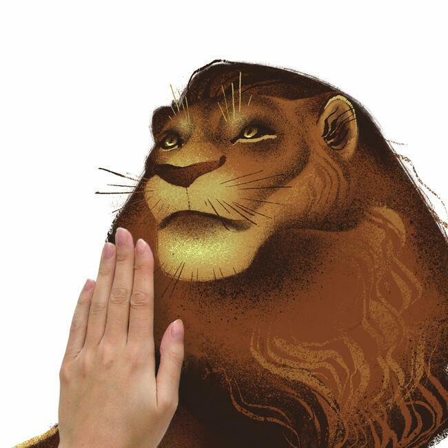 Disney's The Lion King Simba Peel and Stick Giant Wall Decals Wall Decals RoomMates   