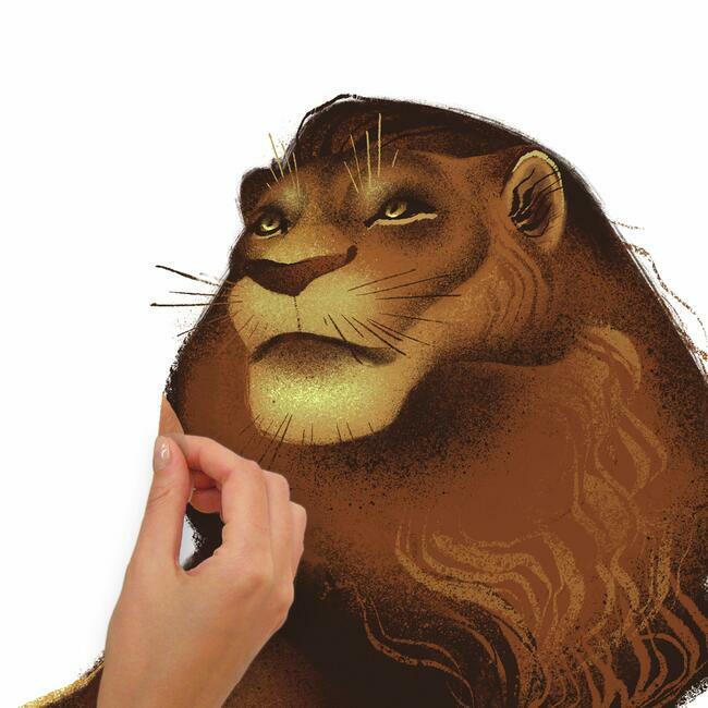 Disney's The Lion King Simba Peel and Stick Giant Wall Decals Wall Decals RoomMates   