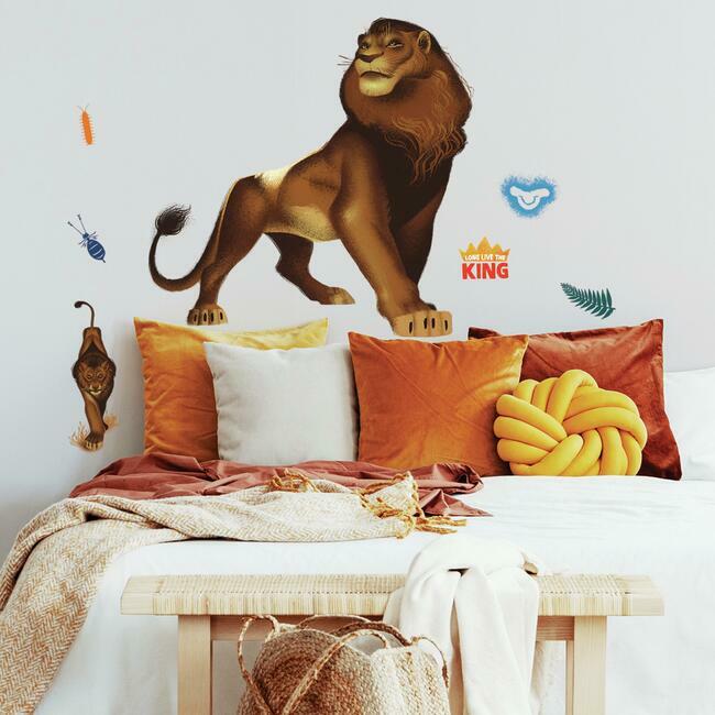 Disney's The Lion King Simba Peel and Stick Giant Wall Decals Wall Decals RoomMates   