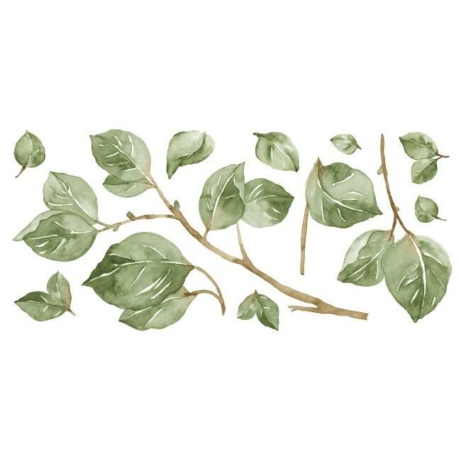 Leaf Twig Peel and Stick Giant Wall Decals Wall Decals RoomMates   