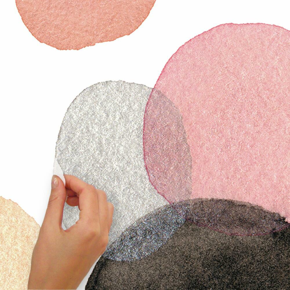 Abstract Watercolor Shapes Peel and Stick Giant Wall Decals Wall Decals RoomMates   