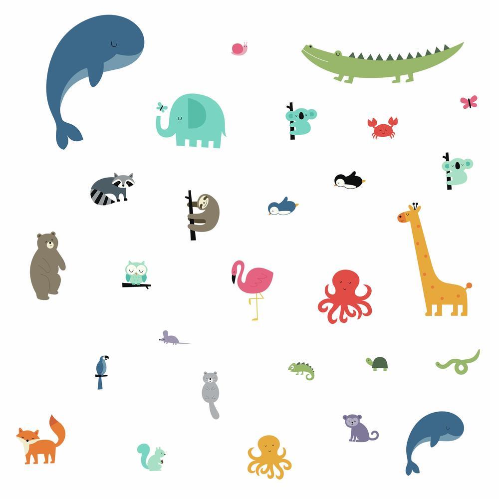 We Are One Animal Peel and Stick Wall Decals by Andy Westface Wall Decals RoomMates   