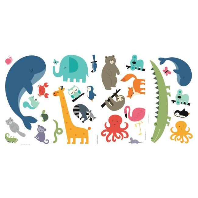 We Are One Animal Peel and Stick Wall Decals by Andy Westface Wall Decals RoomMates   