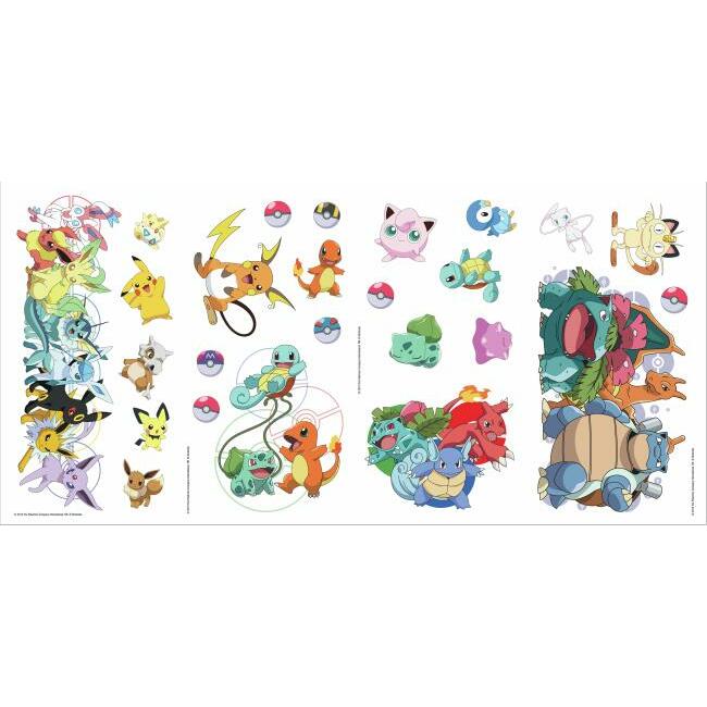 Pokemon Favorite Character Wall Decals Wall Decals RoomMates   