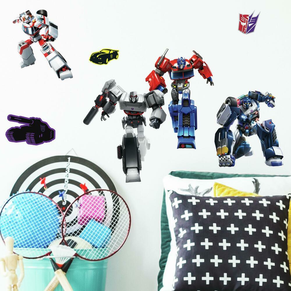 Transformers All Time Favorites Peel and Stick Wall Decals Wall Decals RoomMates   