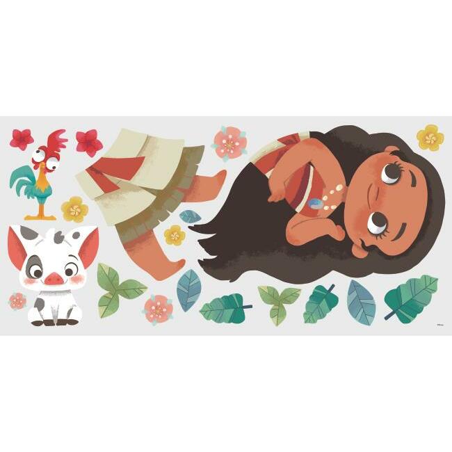 Vintage Disney Moana Peel and Stick Giant Wall Decals Wall Decals RoomMates   