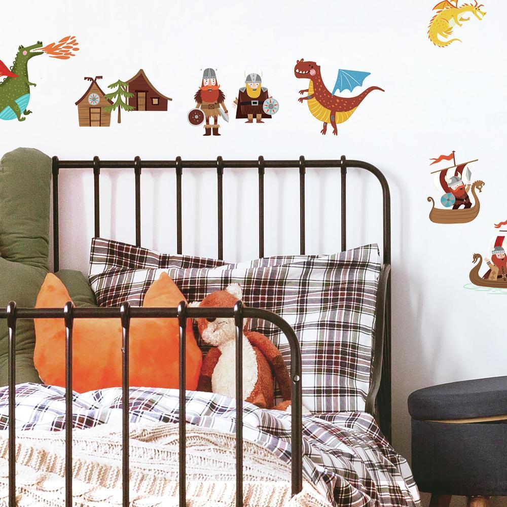 Dragons and Vikings Wall Decals Wall Decals RoomMates   