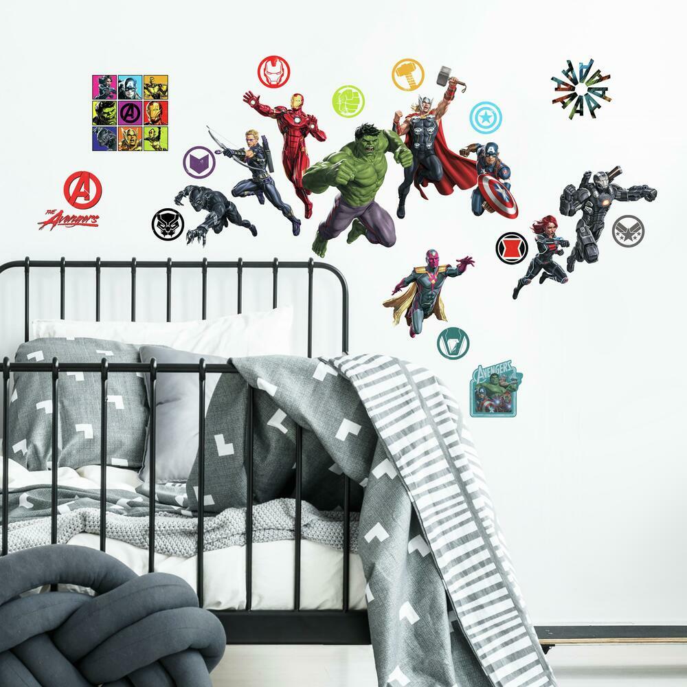 Classic Avengers Peel and Stick Wall Decals Wall Decals RoomMates   