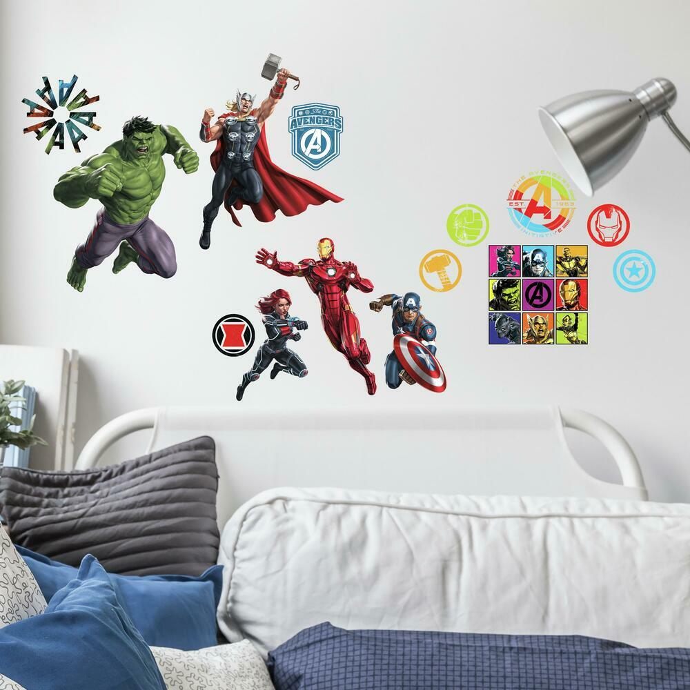 Classic Avengers Peel and Stick Wall Decals Wall Decals RoomMates   
