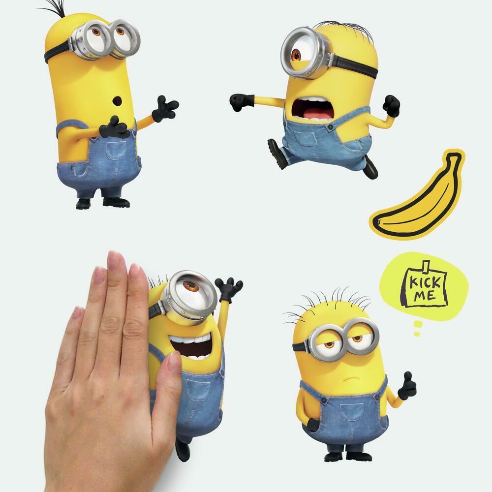 Minions: The Rise of Gru  Peel and Stick Wall Decals Wall Decals RoomMates   