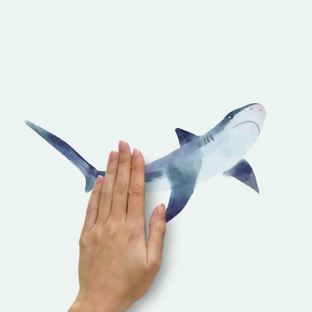 Sharks Peel and Stick Wall Decals Wall Decals RoomMates   