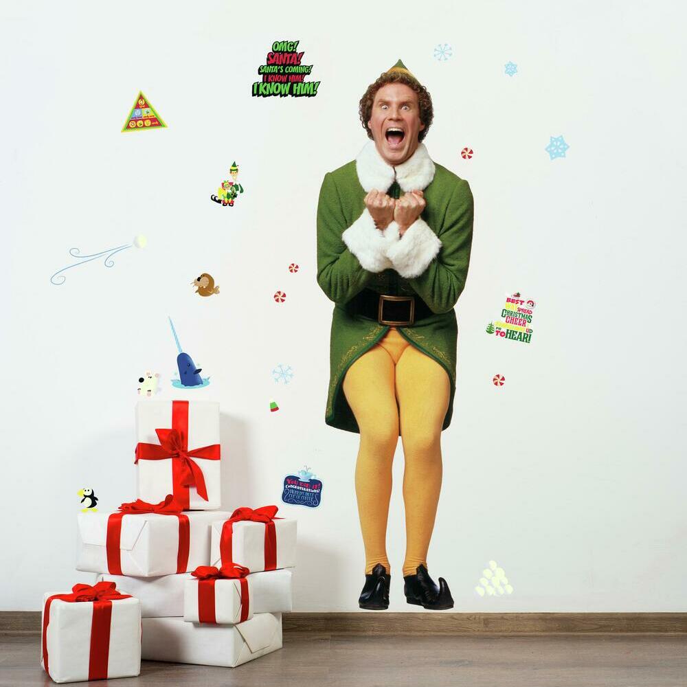Buddy the Elf Giant Wall Decals Wall Decals RoomMates   