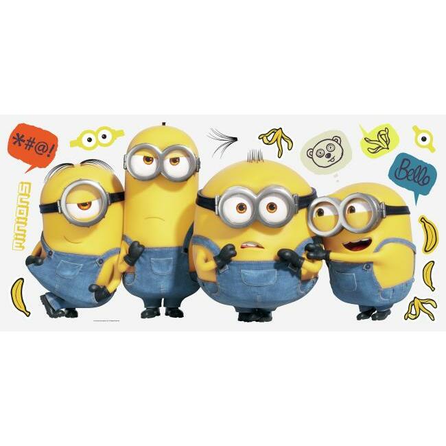 Minions: The Rise of Gru Giant Peel and Stick Wall Decals Wall Decals RoomMates   
