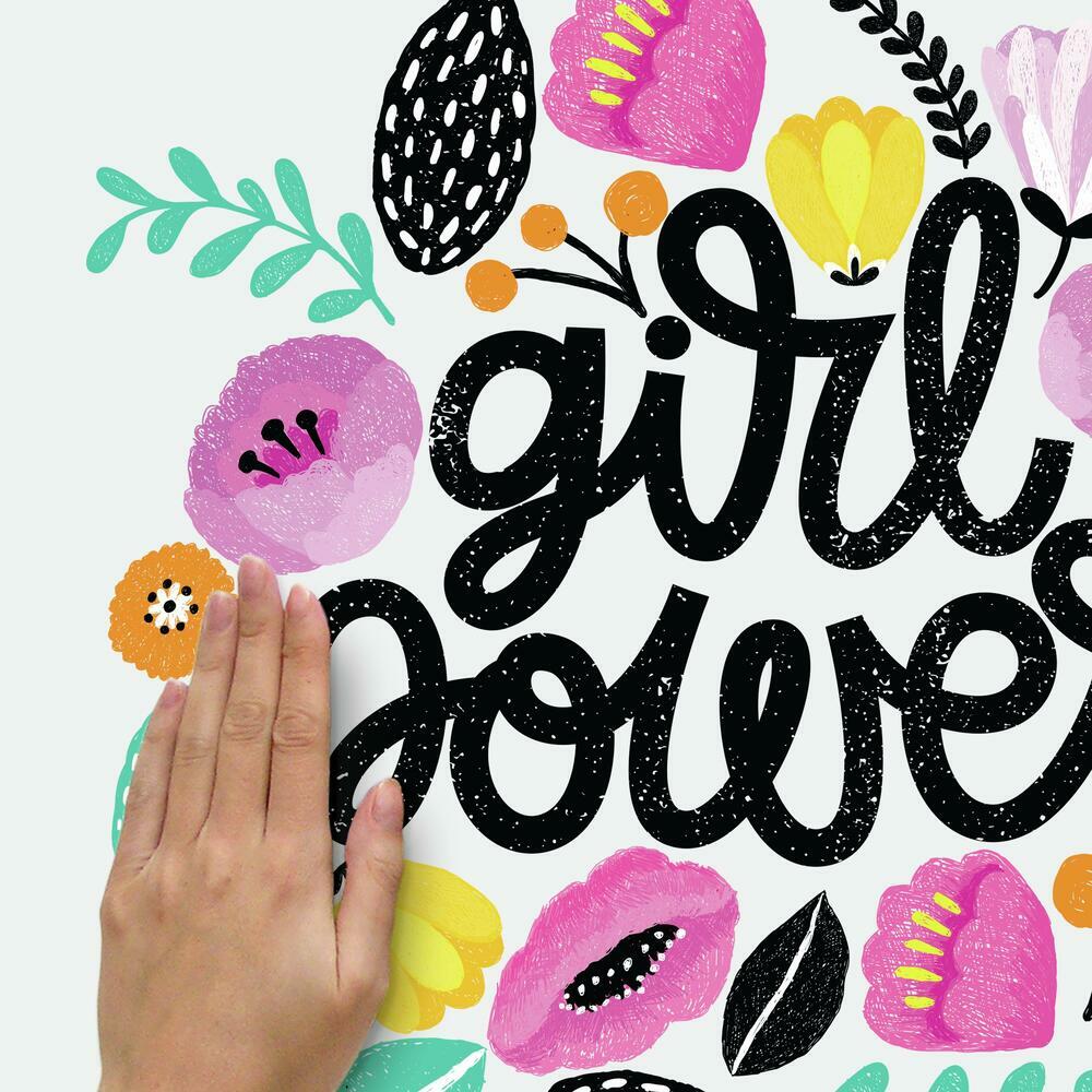 Girl Power Giant Wall Decals Wall Decals RoomMates   