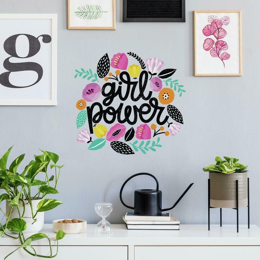 Girl Power Giant Wall Decals Wall Decals RoomMates   