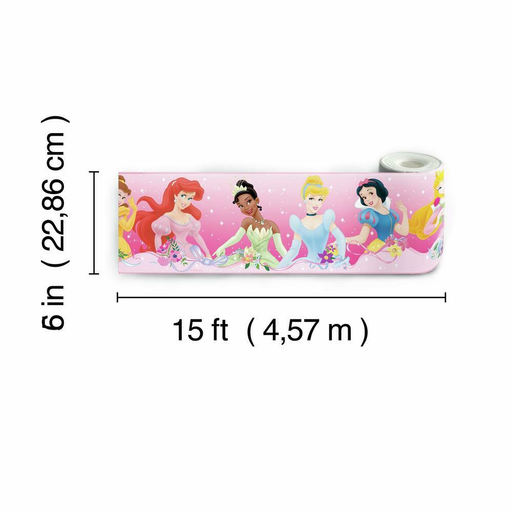 Disney Princess Dream From the Heart Peel and Stick Border Peel and Stick Borders RoomMates   