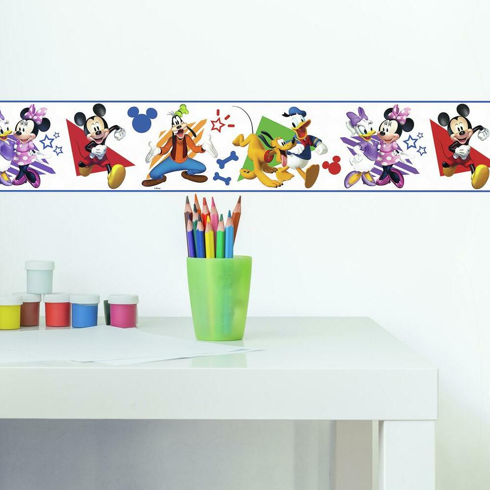 Disney Mickey & Friends Peel and Stick Border Peel and Stick Borders RoomMates   